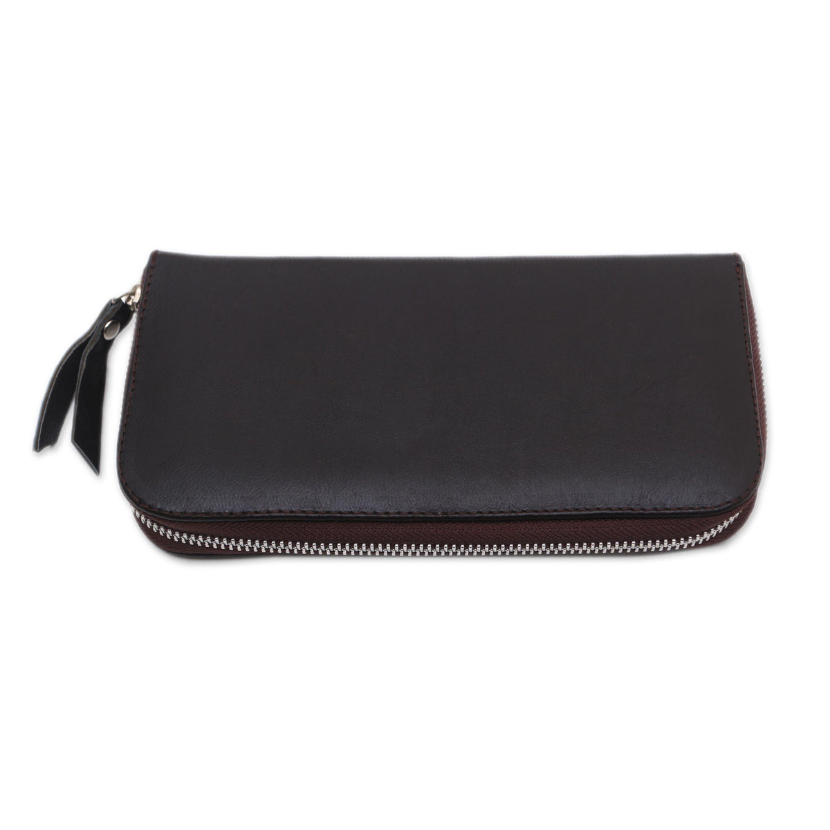 Solid Leather Clutch - Polosan Espresso