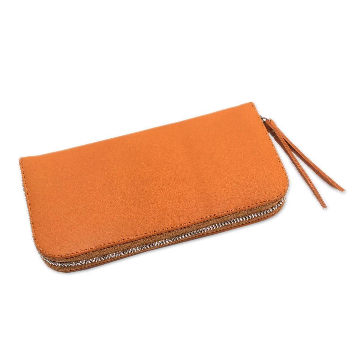 Solid Leather Clutch - Polosan Sunrise