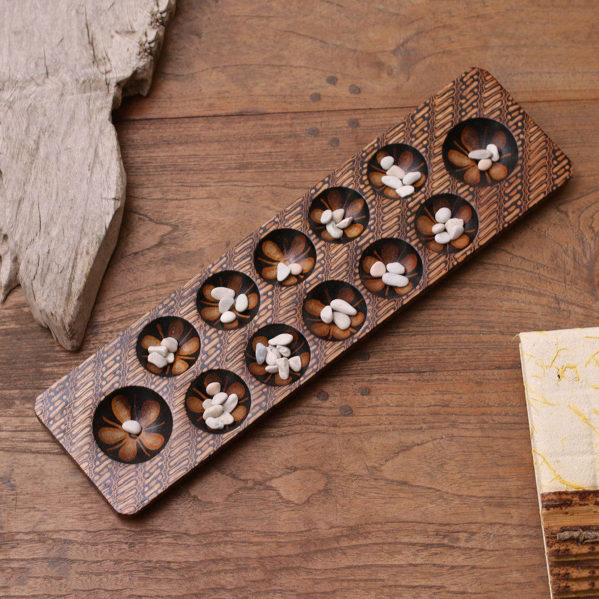 Dakon Batik Wood Game