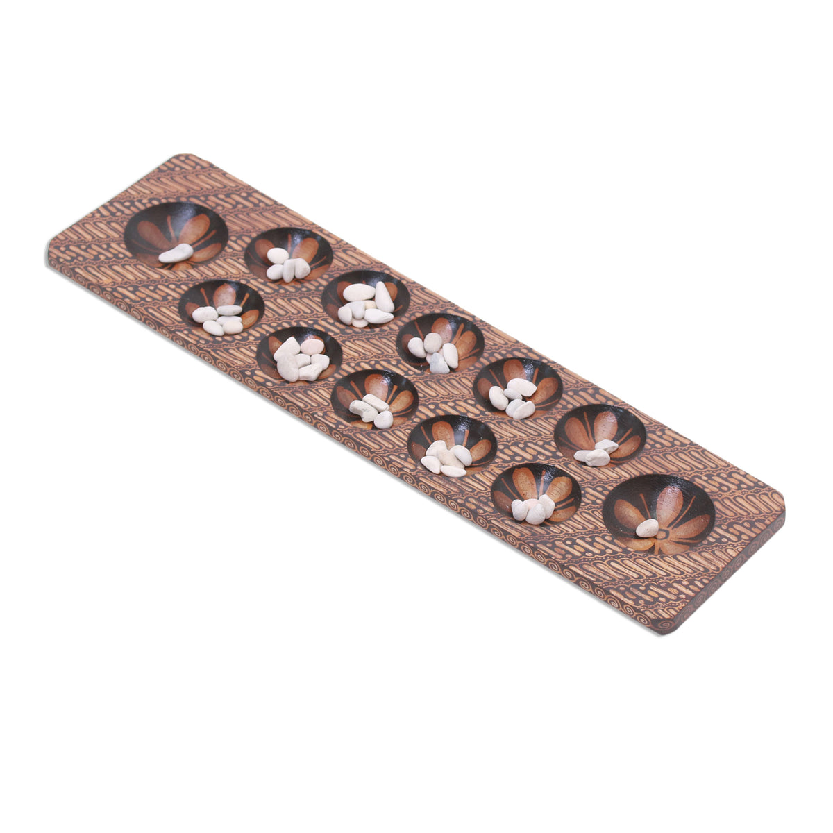 Dakon Batik Wood Game