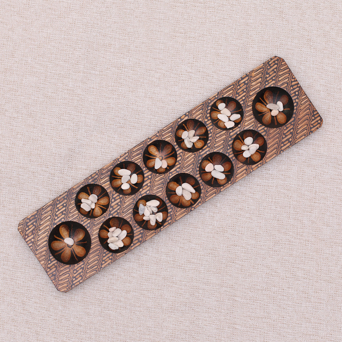 Dakon Batik Wood Game