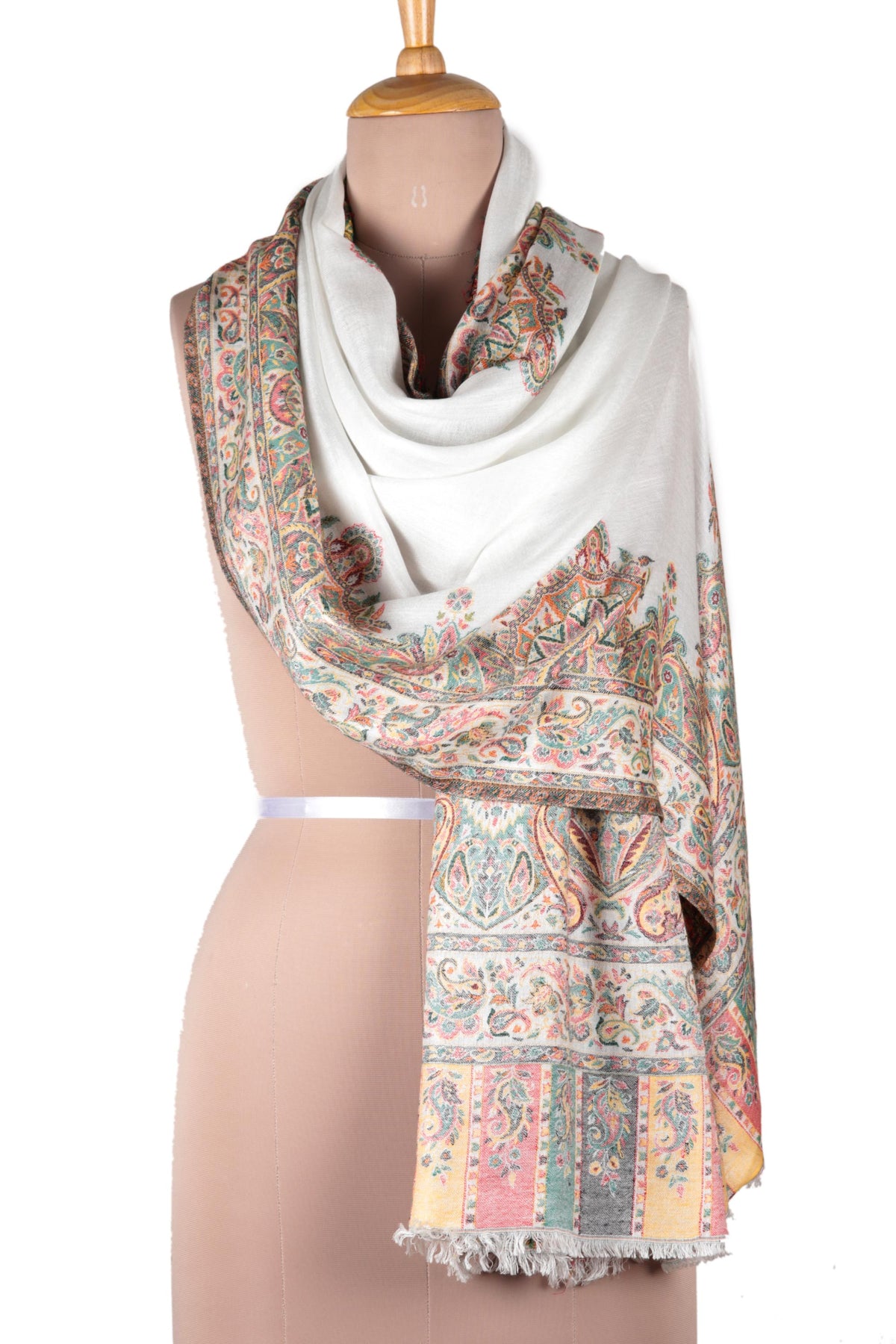 Mughal Fresco Modal Jacquard Shawl