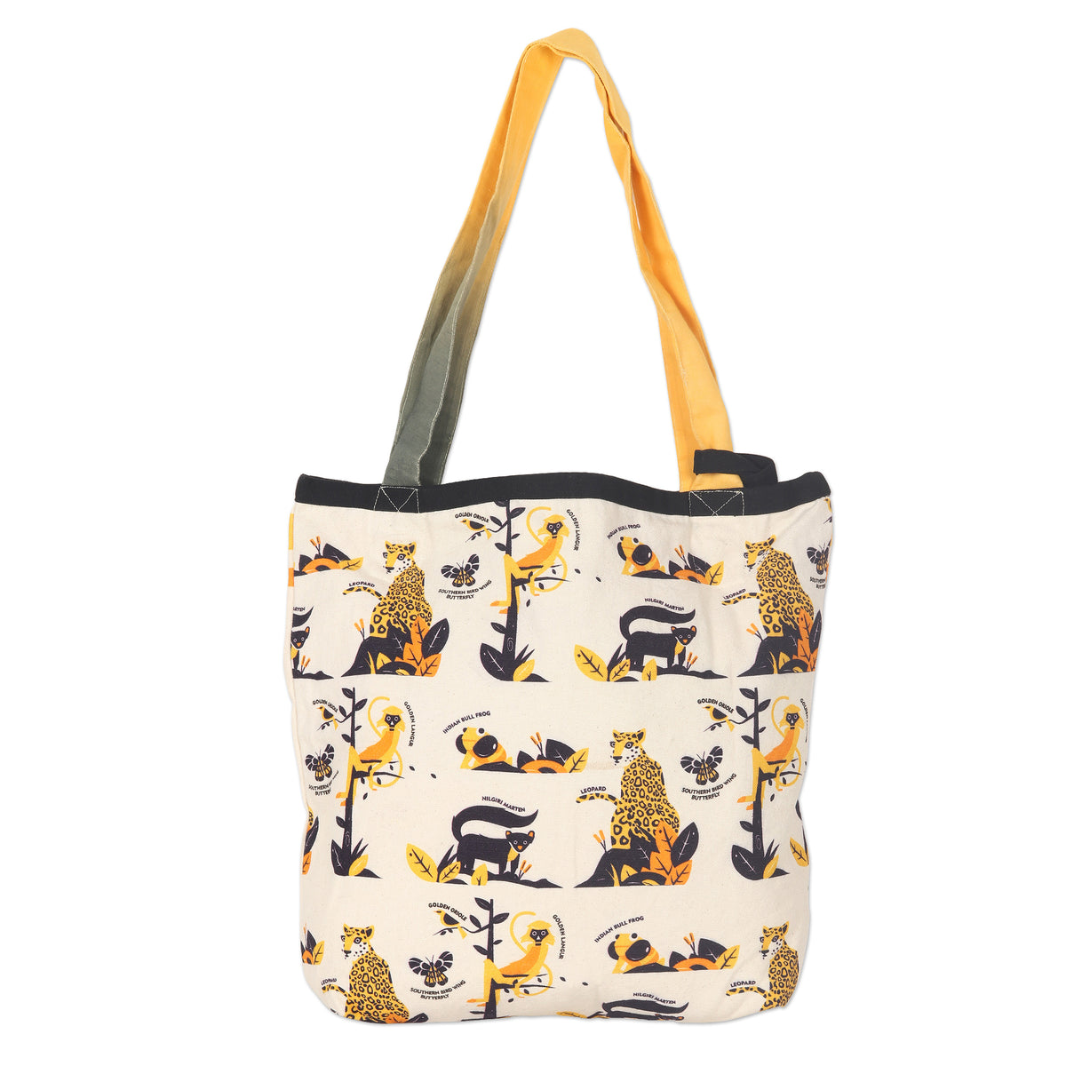 Jungle World Cotton Canvas Tote Bag