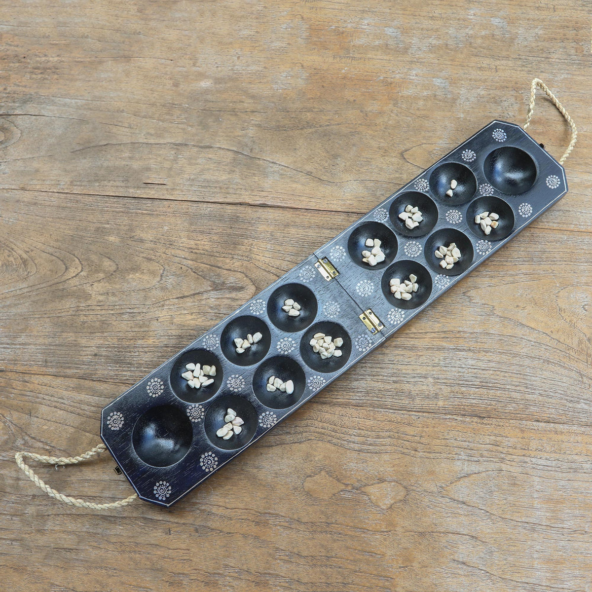 Dakon Batik Batik Wood Board Game