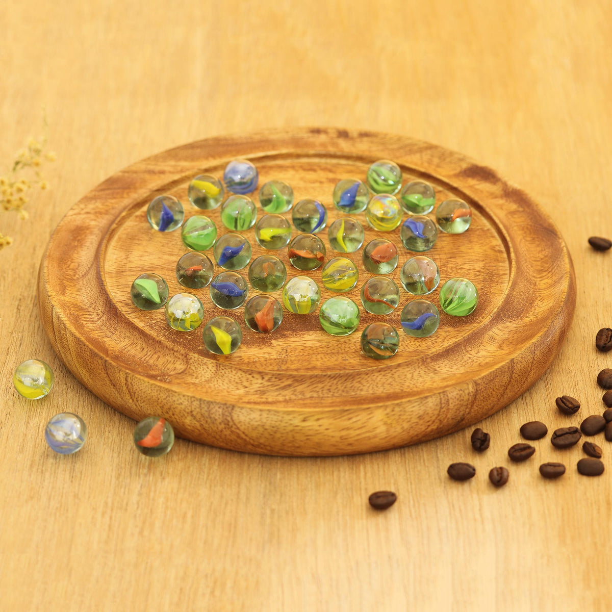 Game Of Patience Wood Solitaire Game