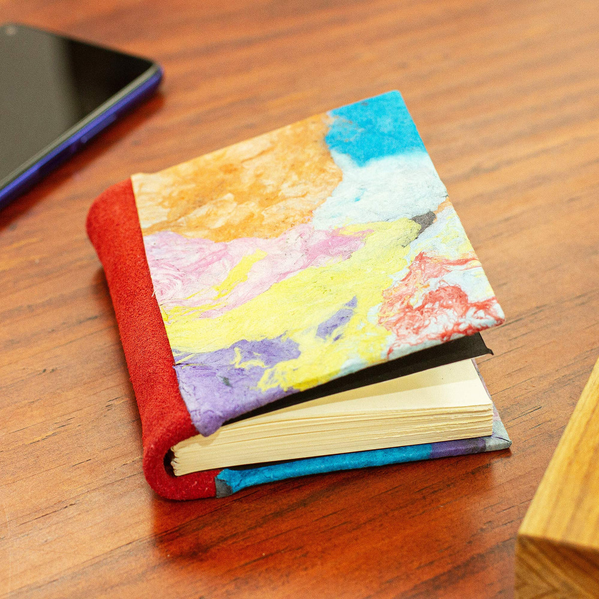 The Color Of Dreams Amate Paper Mini Journal