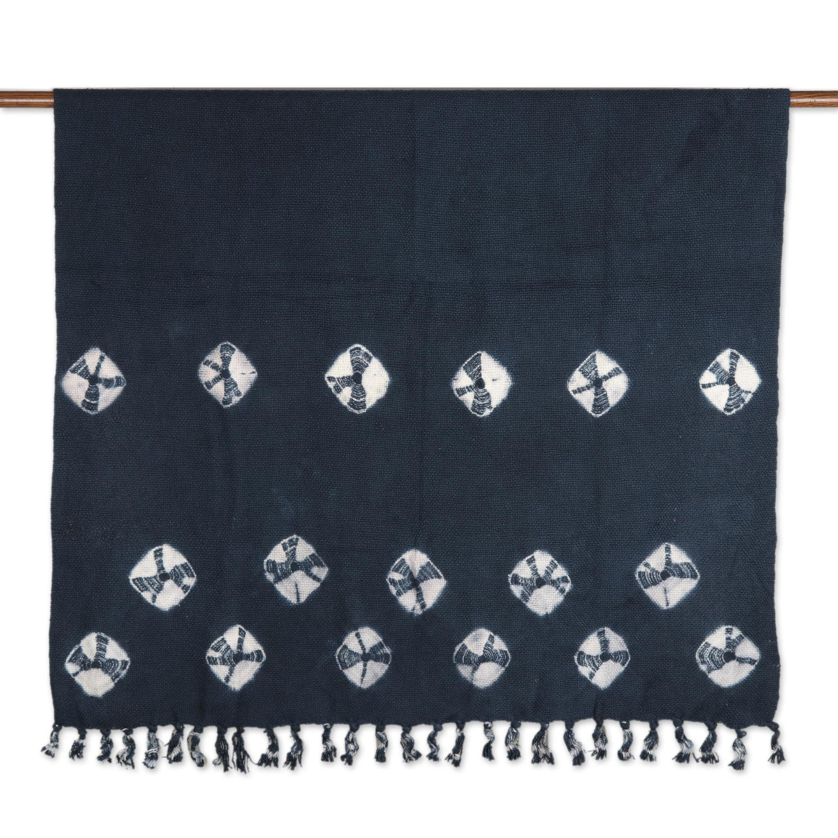 Pacific Dreams Tie-Dye Cotton Throw