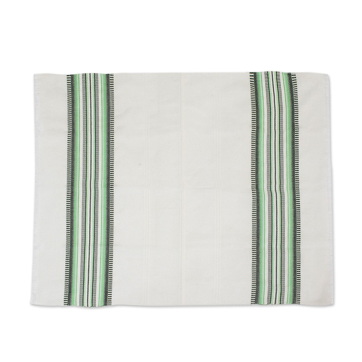 Handwoven Cotton Dish Towels (Pair) - Forest Colors