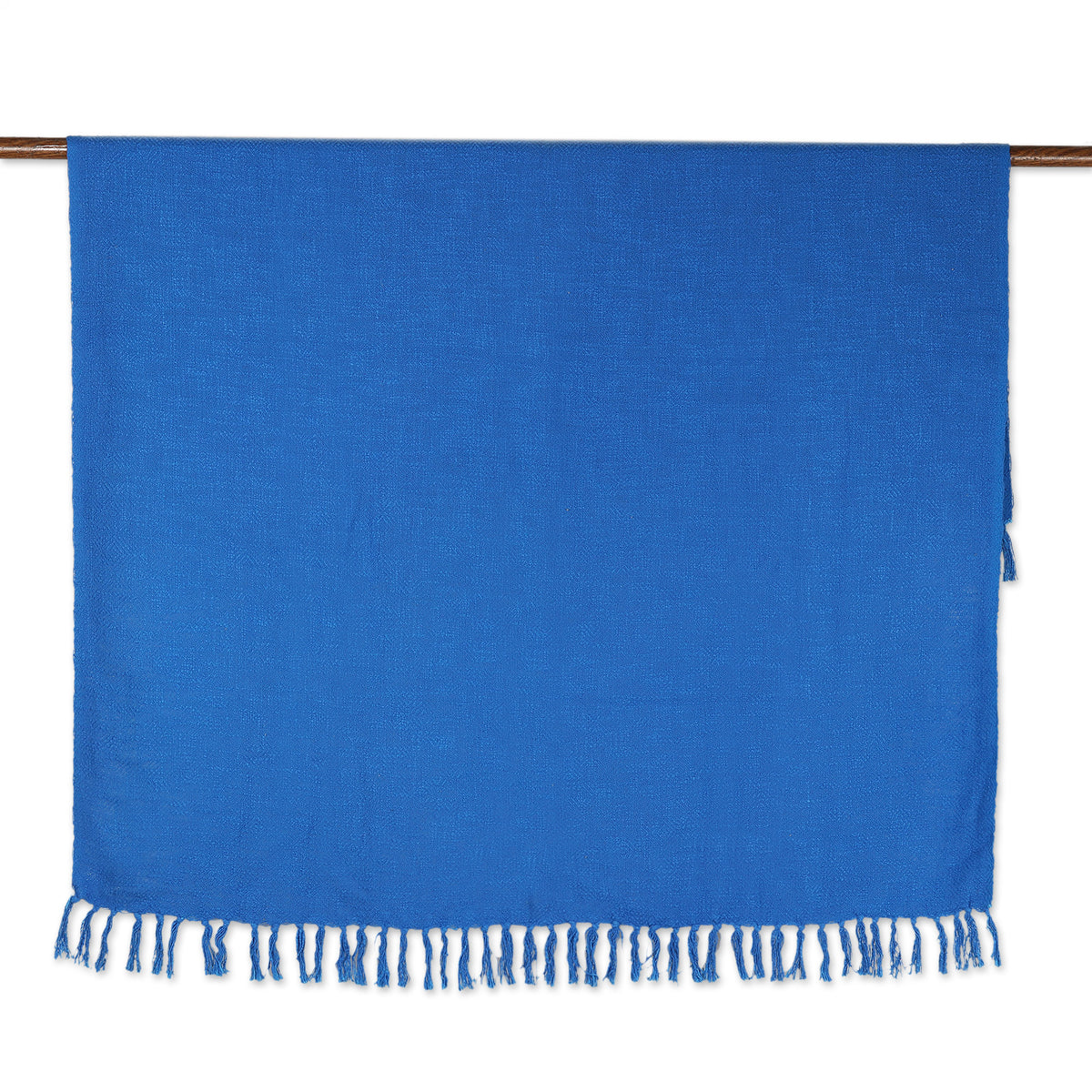 Blue Charm Cotton Throw Blanket