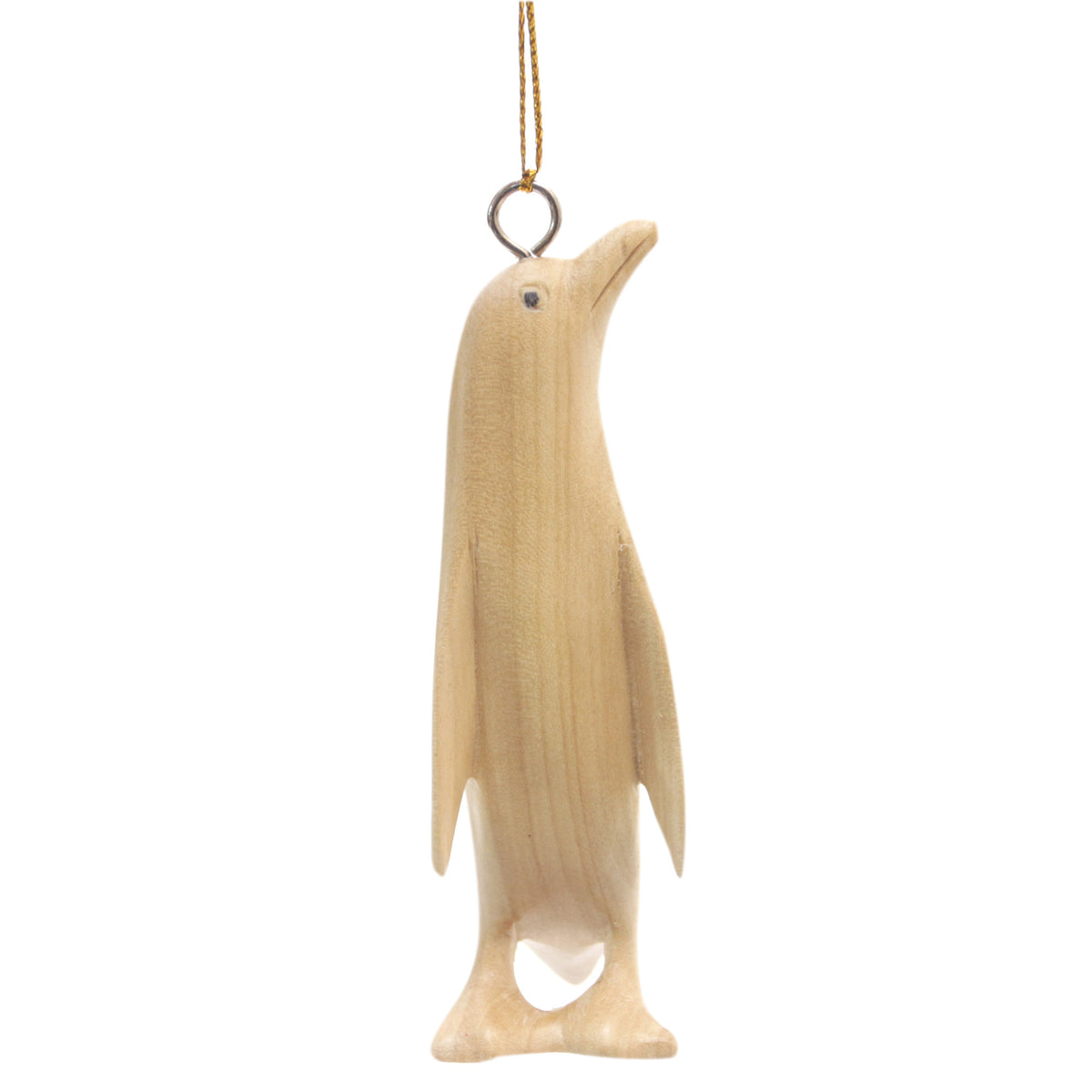 Wood Penguin Christmas Ornaments (Pair) - Adorable Penguins