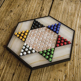 Marble and Onyx Chinese Checkers