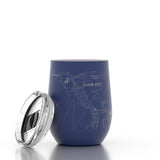 Home Town Maps Insulated Wine Tumbler 12oz