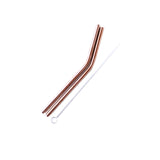 6.5" Stainless Steel Drinking Straws - Set of 2